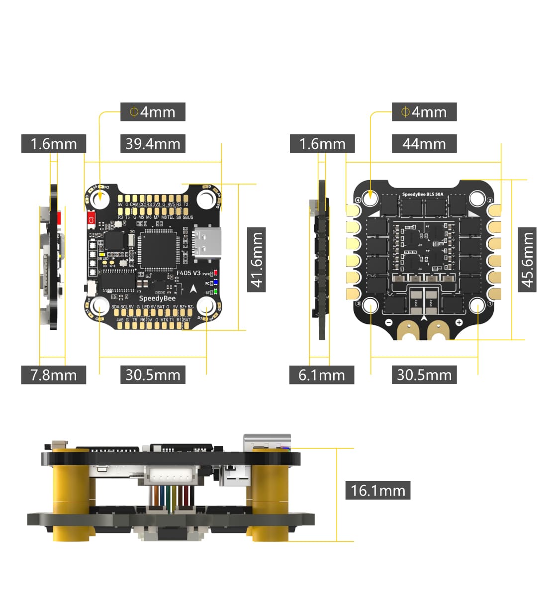 СТЕК SpeedyBee F405 V3
